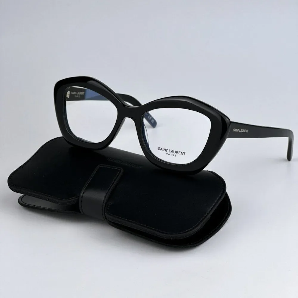 NEW Saint Laurent SL68 OPT 001 Black Cat Eye Women Eyeglasses